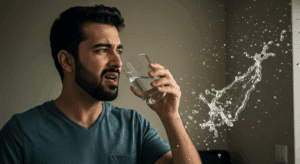 سر الطعم الغريب فى كوب المياه